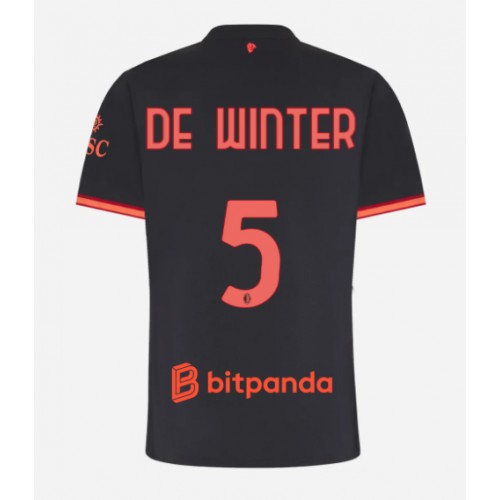 AC Milan Koni De Winter #5 Tredjeställ Dam 2026-27 Kortärmad